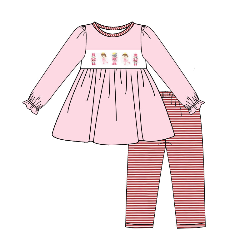 GLP1763 Baby Girls Christmas Nutcracker Long Sleeve Set Pre-order