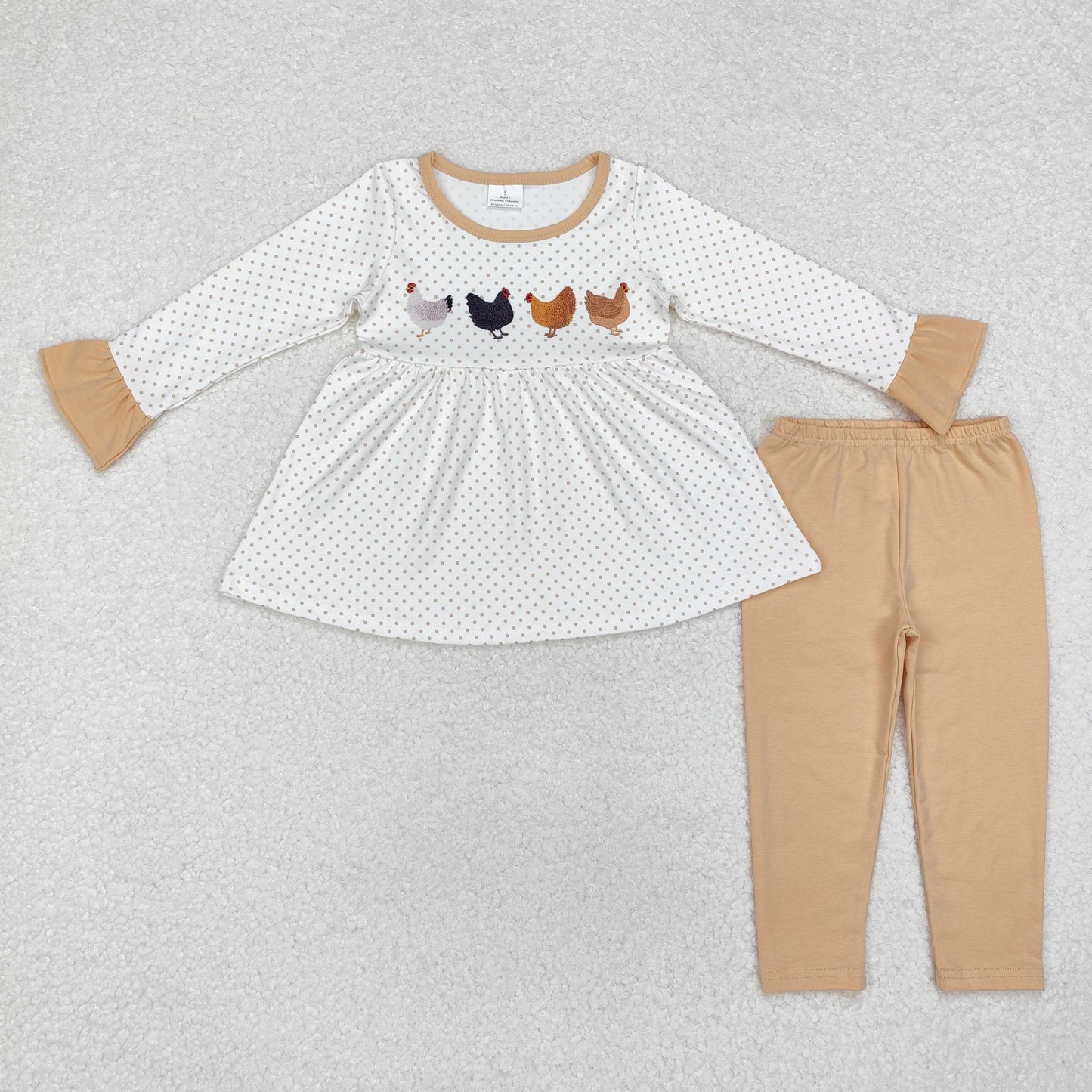 Baby Girls Boys Fall Chicken Farm Sibling  Clothes Sets