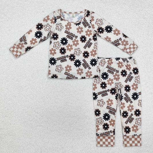 GLP1984 Mama's Girl Flower Bamboo Pajama Set