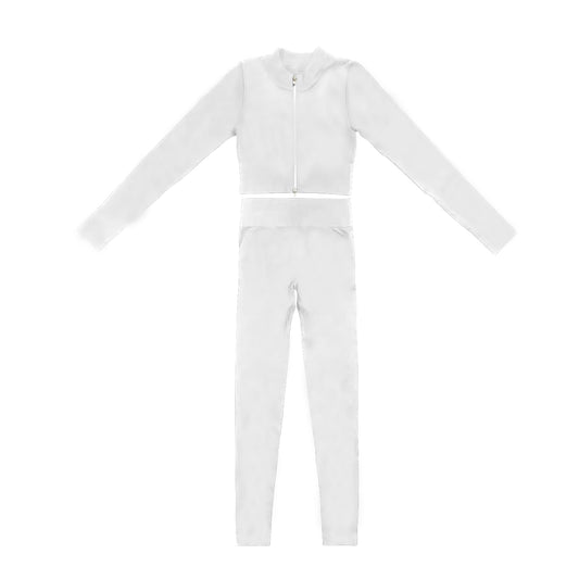 GLP2105 Baby Girls White Active Outfit Preorder