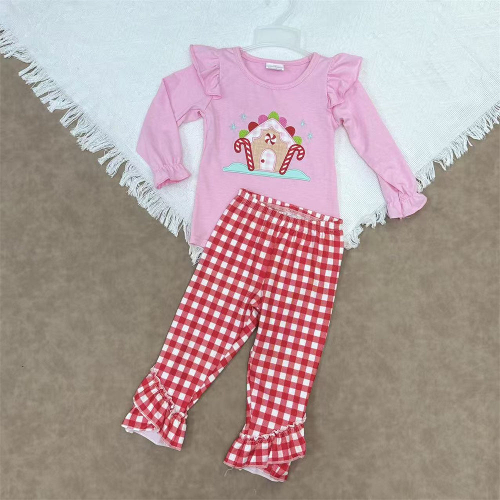 Kids Sibling Christmas Cake House Outfit