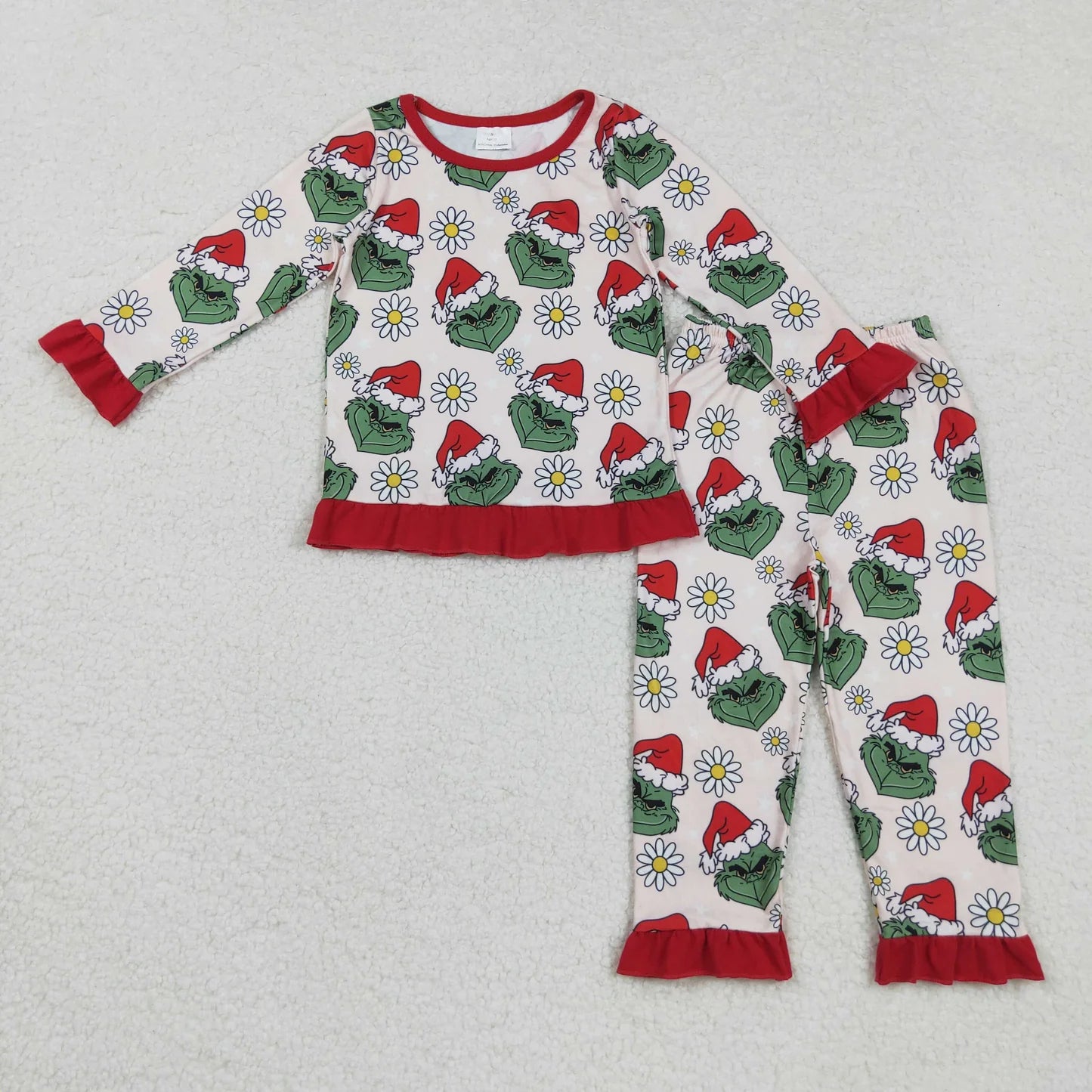 Sibling Baby Boys Girls Christmas Pajamas Set