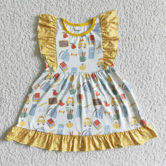 Kids Girls Back to School Dress