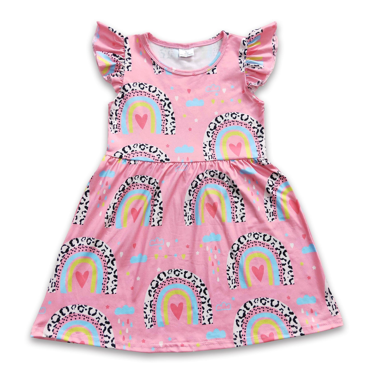 Kids Girls Rainbow Dress On Sale