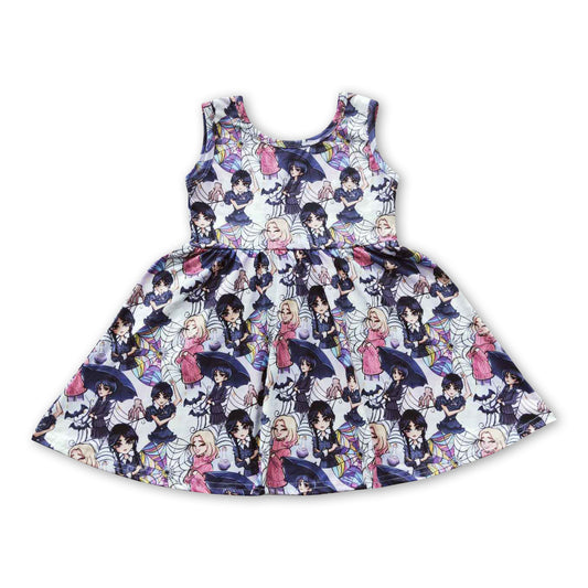 GSD0335 Baby Girls Cartoon Sleevless Dress On Sale