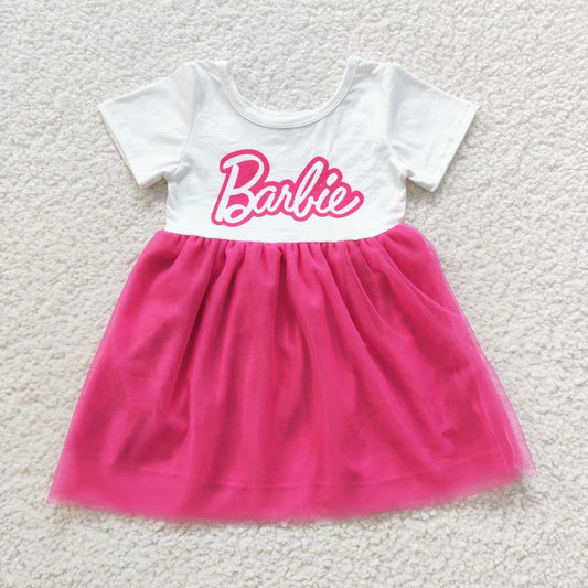 Baby Girls White Top Doll Tutu Dresses