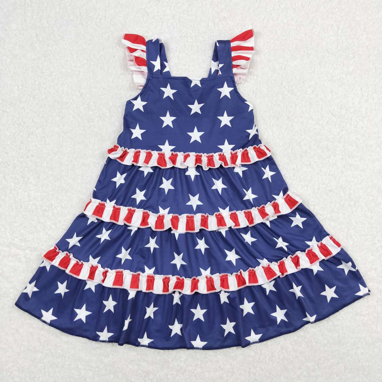 Sibling Sibling Toddler Girls 4th of July Dress