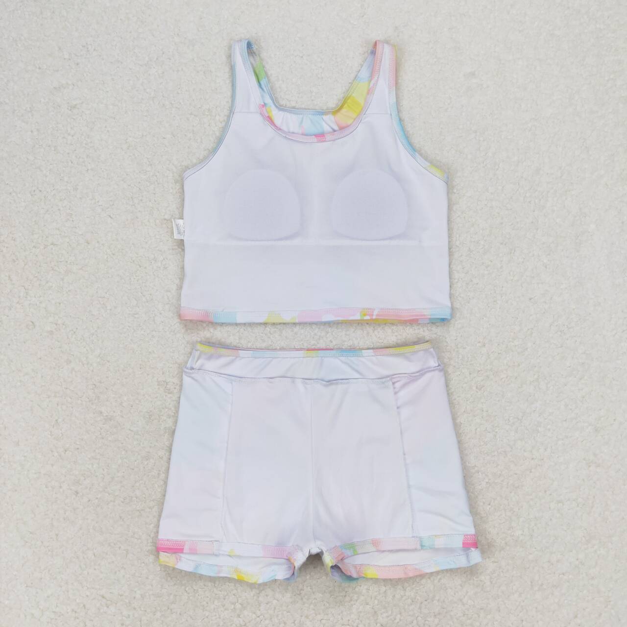 GSD0991 Baby Girls Tie Dye Skirt Set Active Wear