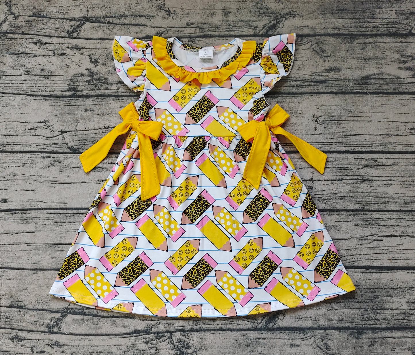 Baby Girls Back To School Pen Dress