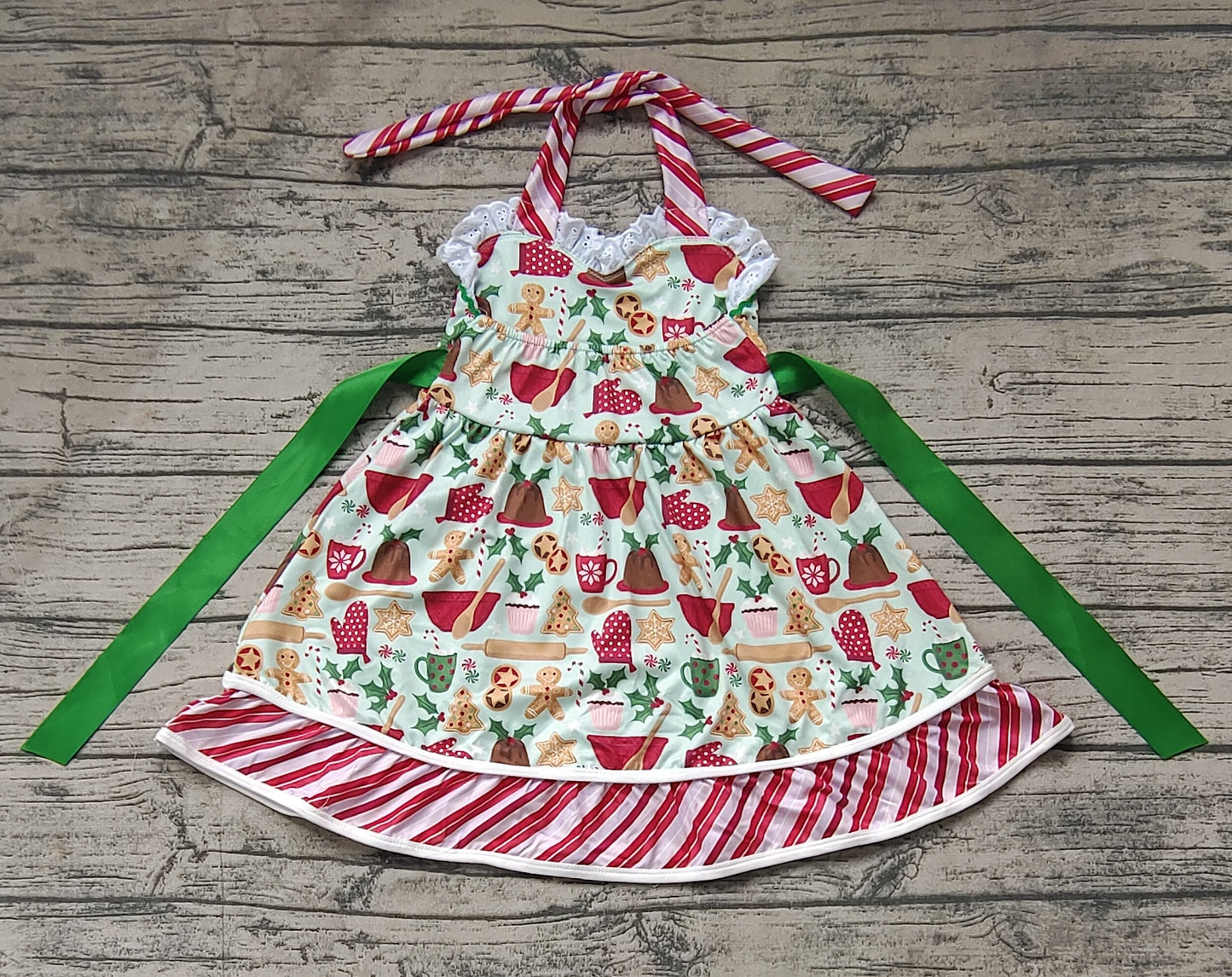 Baby Girls Christmas Gingersnap Dress