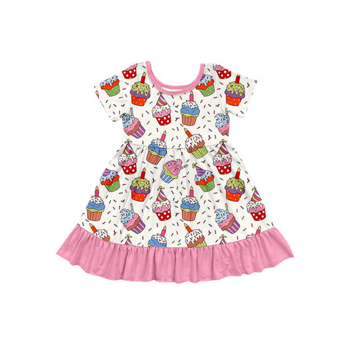 Toddler Baby Girls Sister Birthday Cale Pajama Set and Dress Preorder