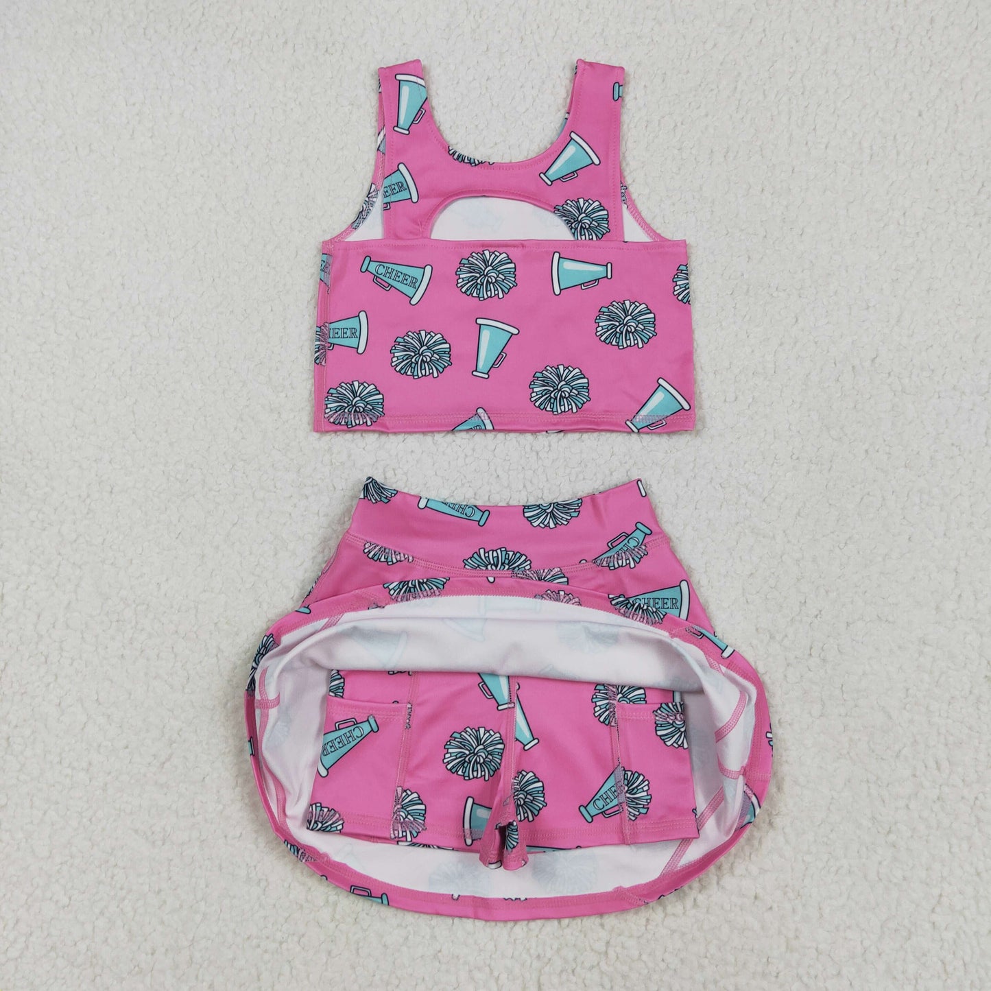Baby Girls Sibling Floral Strap Yoga Dress