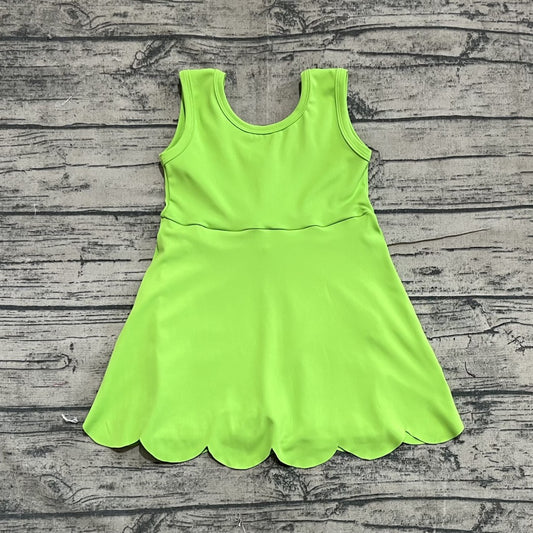 GSD2351Baby Girls Active Waer Green Yoga Dress Preorder
