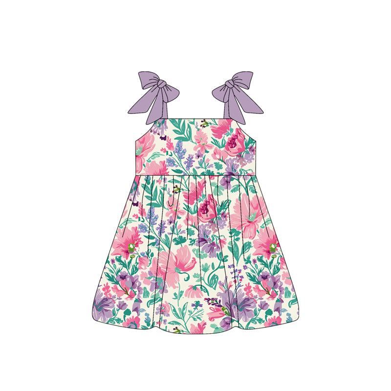 GSD2464 Kids Girls Summer Floral Dress Preorder