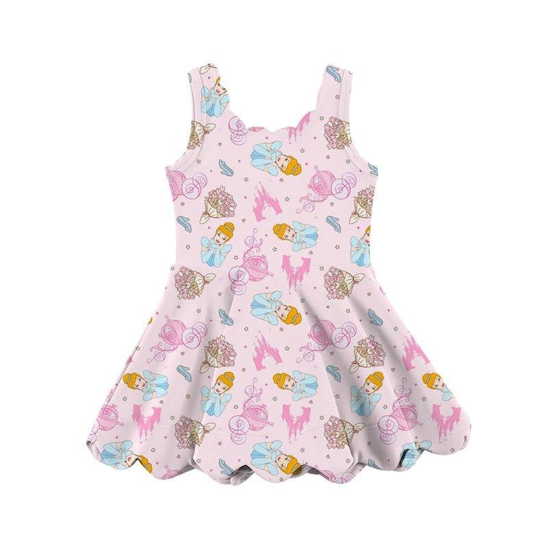 GSD2489 Baby Girls Active Wear Princess Yoga Dress Preorder