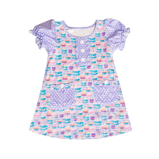 GSD2578 Baby Girls Birthday Cake Dress Preorder