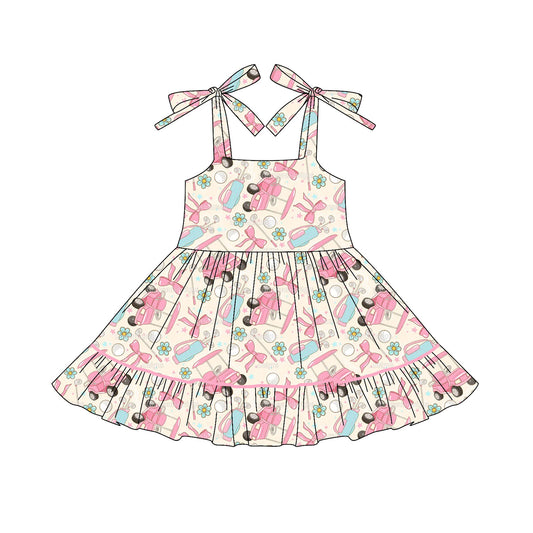 GSD2644 Baby Girls Golf Sleeveless Dress Preorder