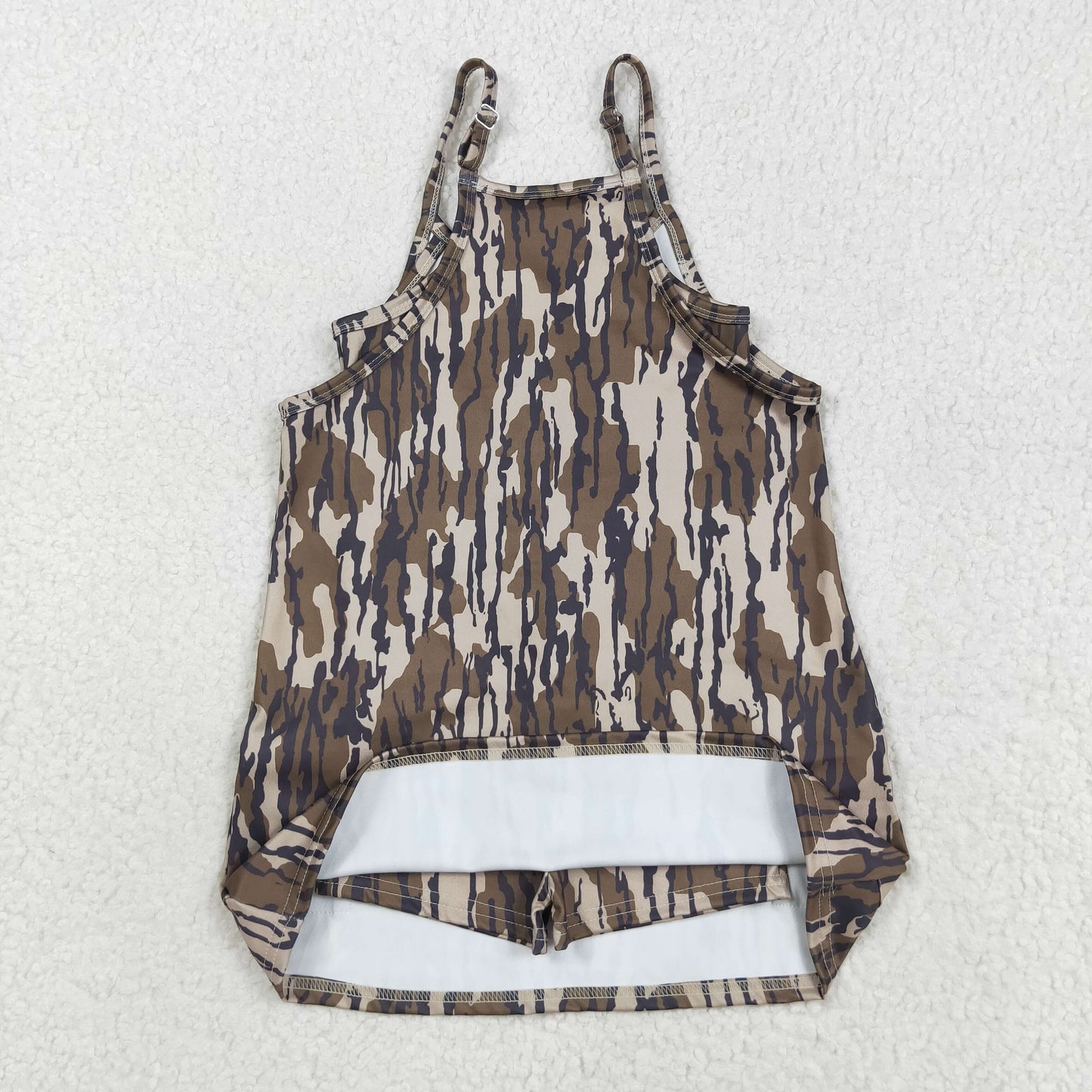 Mommy and Me Bottomland Camouflage Athletic Strap Dress