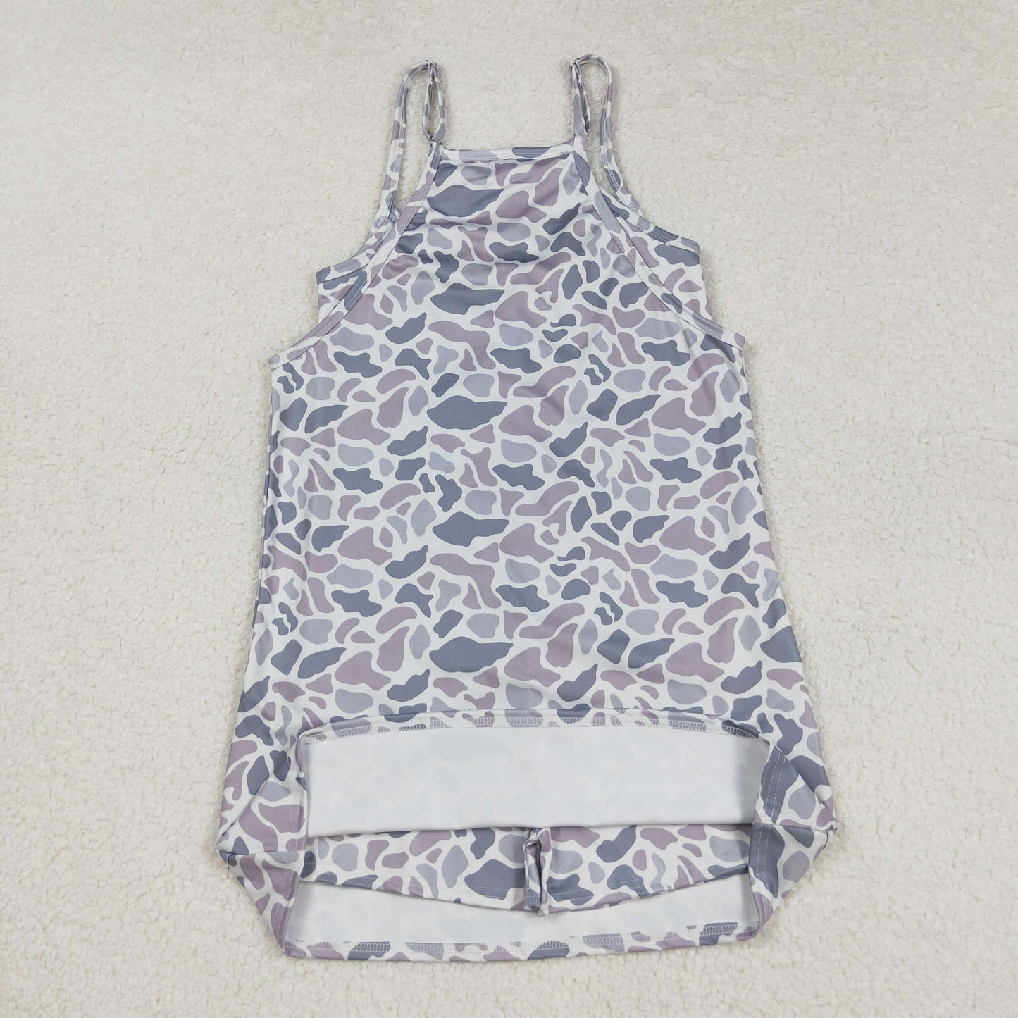 Mommy and Me Old School Camouflage Athletic Strap Dress