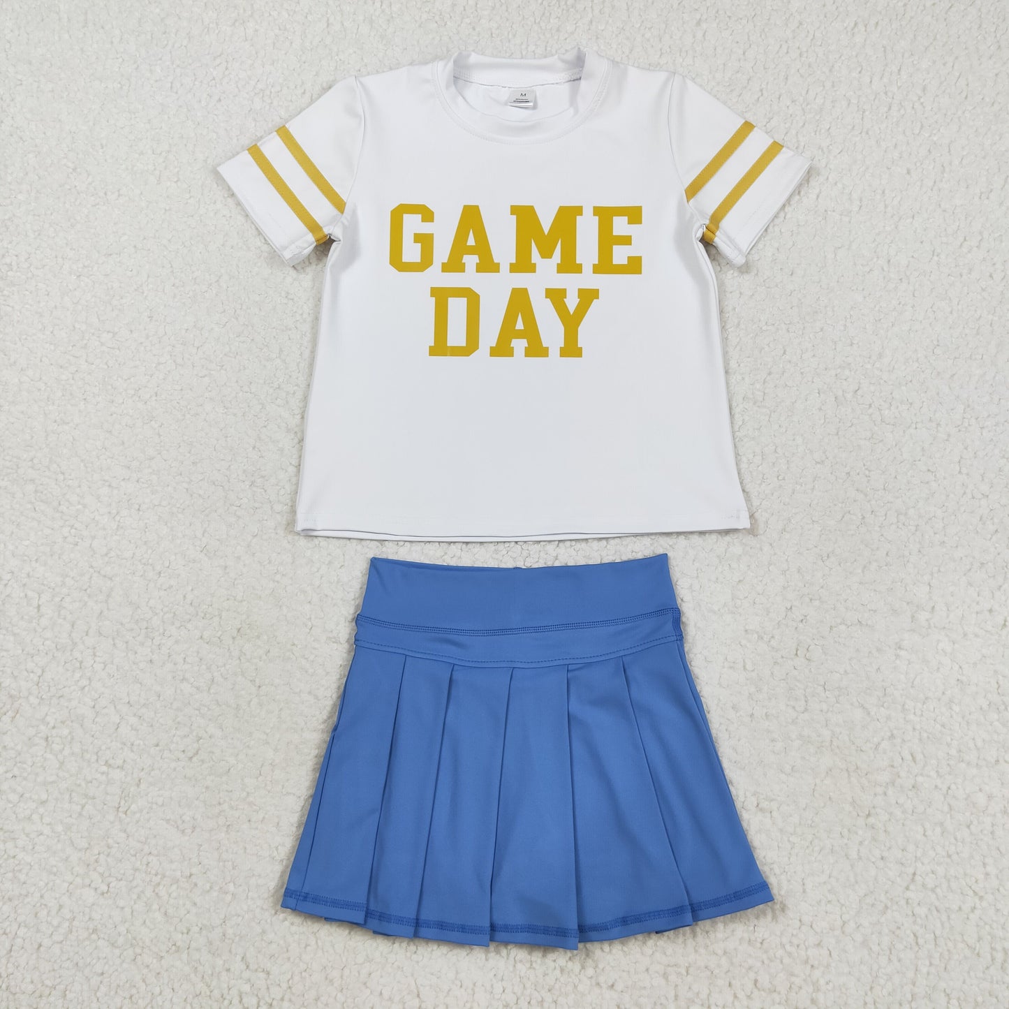 Baby Girls Sibling Game Day Top With Skort Outfit Athletic Wear