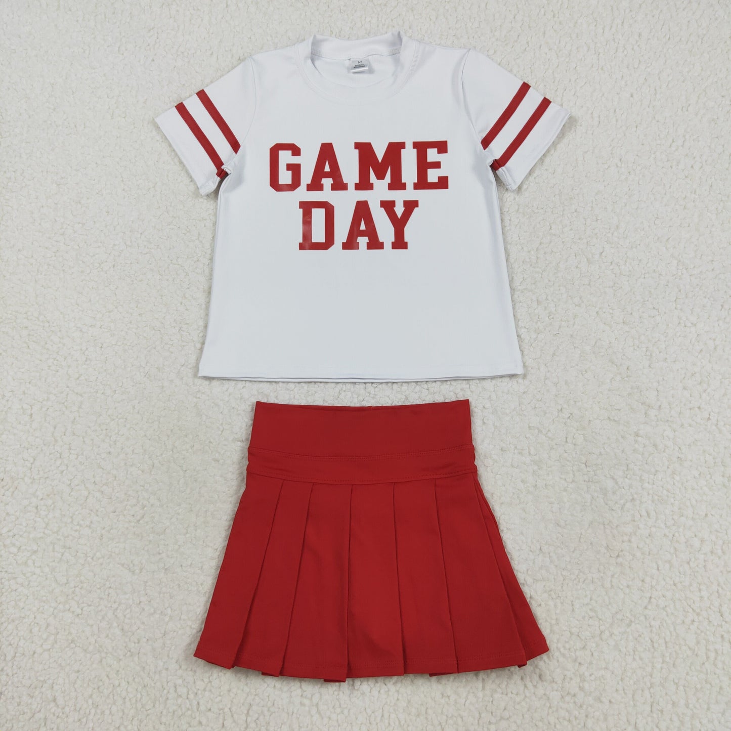 Baby Girls Sibling Game Day Top With Skort Outfit Athletic Wear
