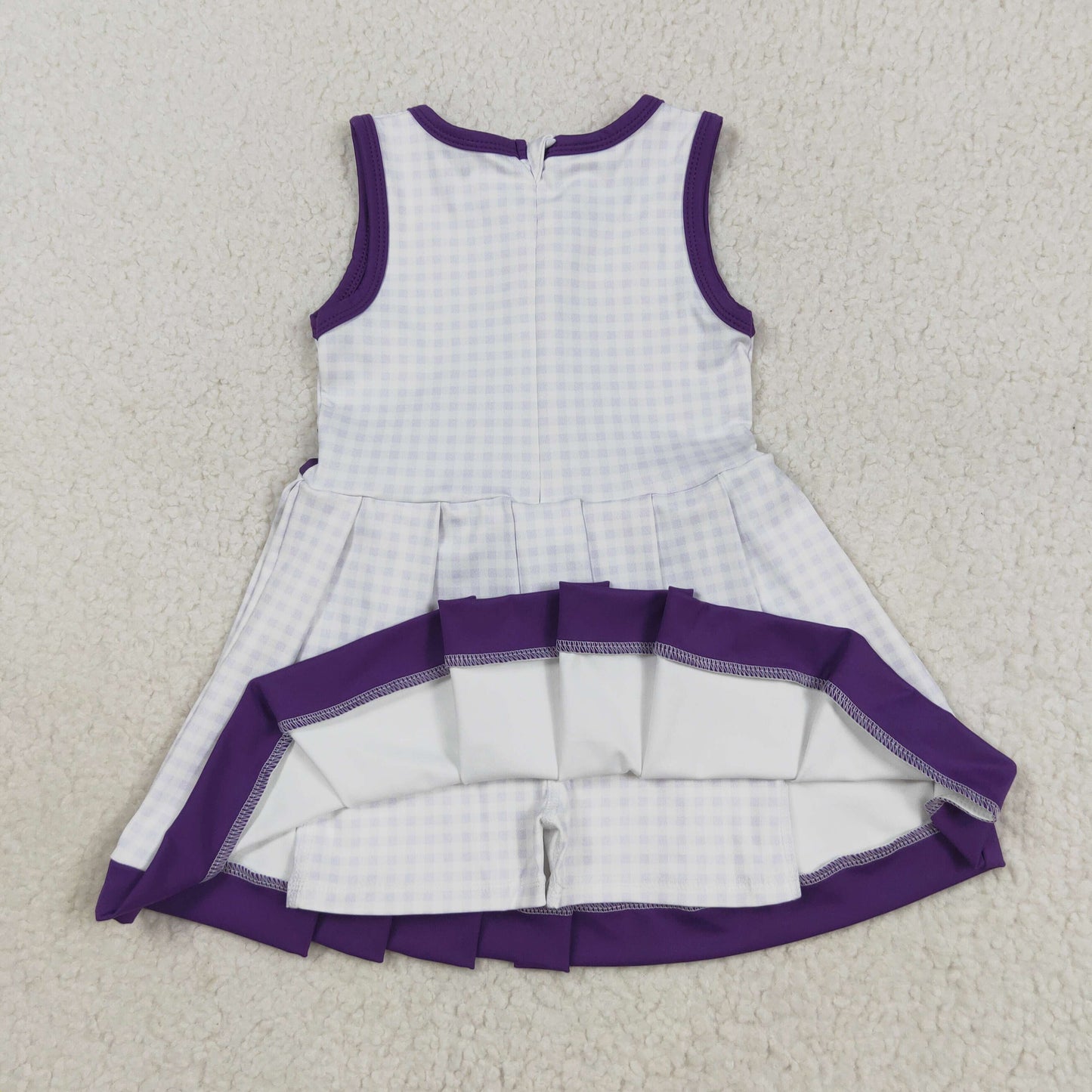 Kids Girls Sibling Sleeveless Gingham Active Dress