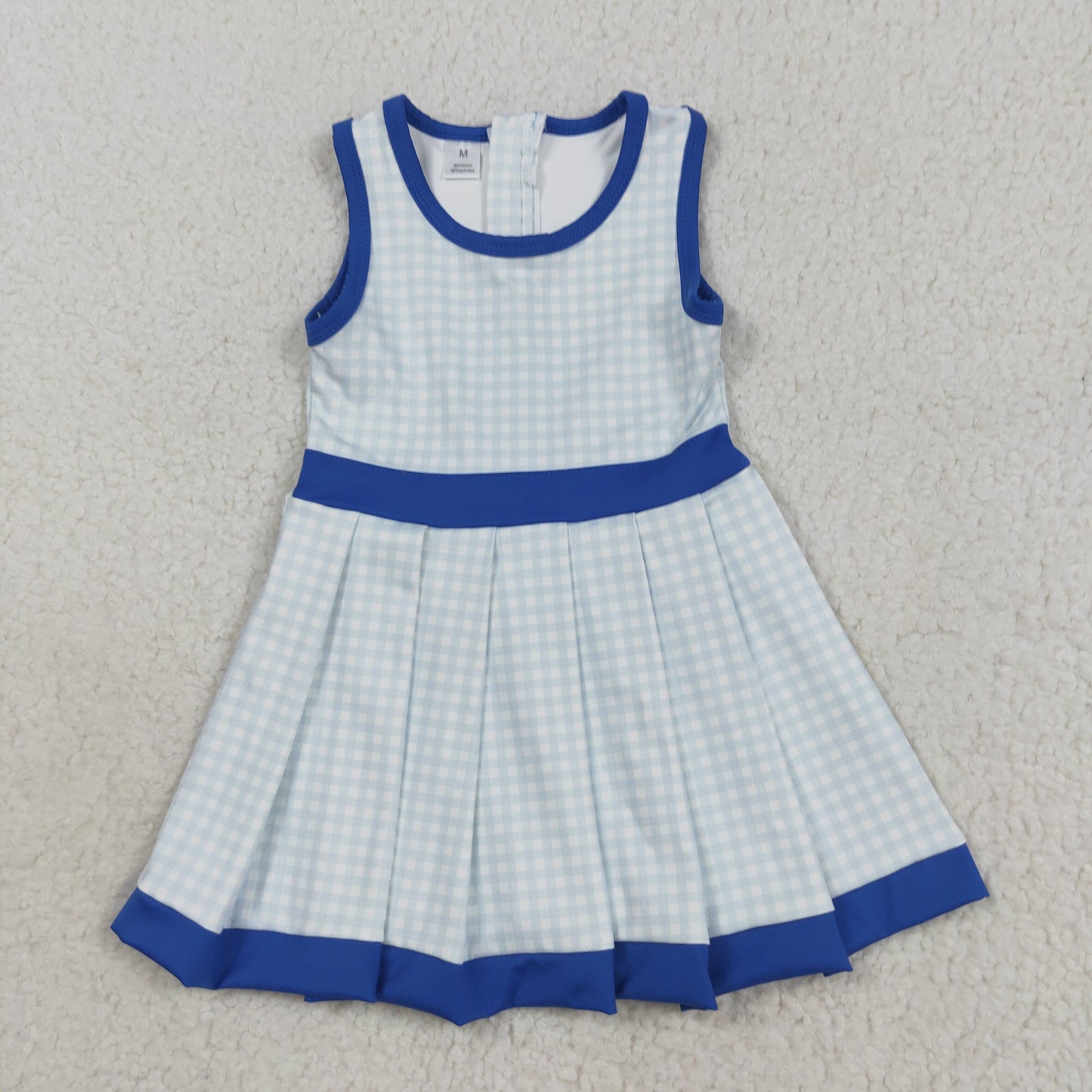 Kids Girls Sibling Sleeveless Gingham Active Dress