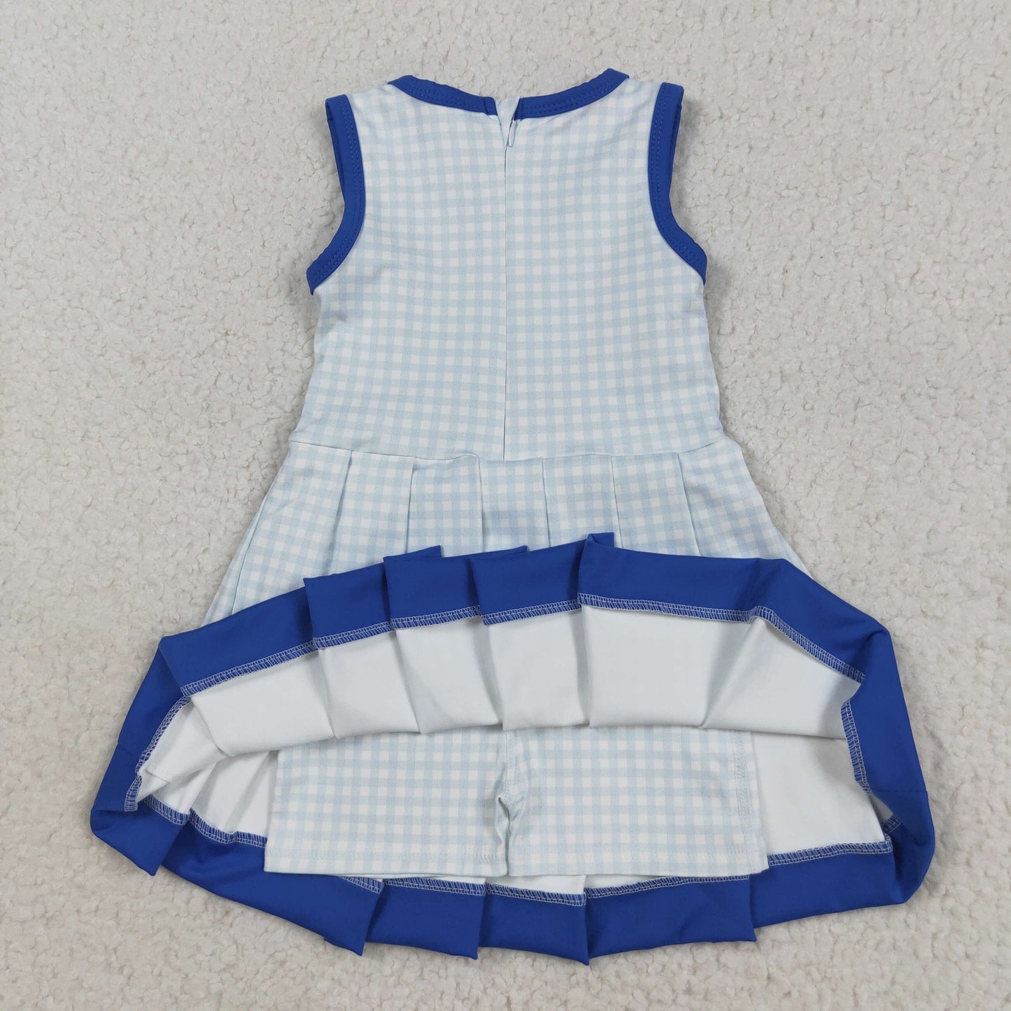 Kids Girls Sibling Sleeveless Gingham Active Dress
