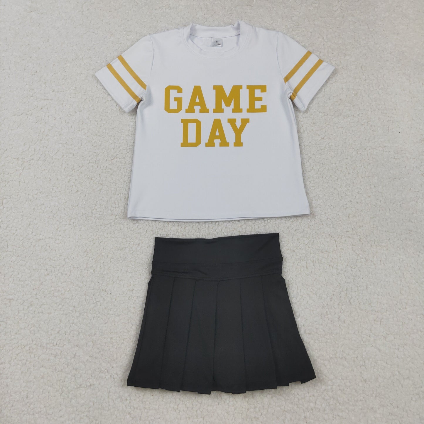 Baby Girls Sibling Game Day Top With Skort Outfit Athletic Wear