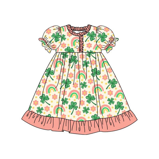 GSD2816 Baby Girls Shamrock Dress Preorder