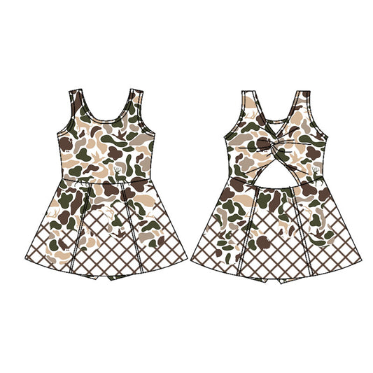 GSD2823 Baby Girls hunting  Camo Ice Cream  Active Dress Preorder