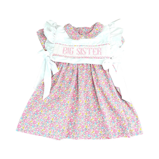 GSD2835 Big Sister Floral Short Sleeve Dress Preorder