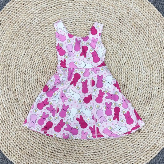 GSD3053 Hot Pink Sunny Sleeveless Active Dress