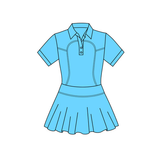 GSD3159 Baby Girls Blue Active Dress Preorder