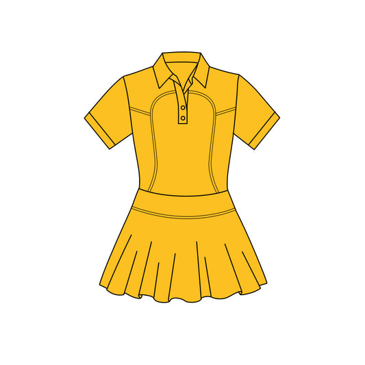 GSD3162 Baby Girls Yellow Active Dress Preorder