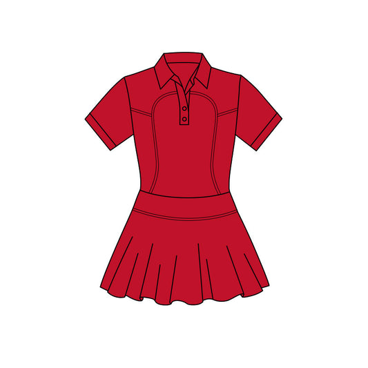 GSD3167 Baby Girls Red Active Dress Preorder