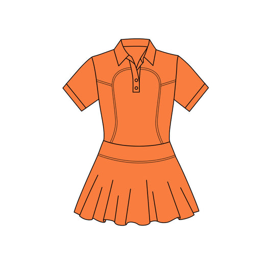 GSD3168 Baby Girls Orange Active Dress Preorder