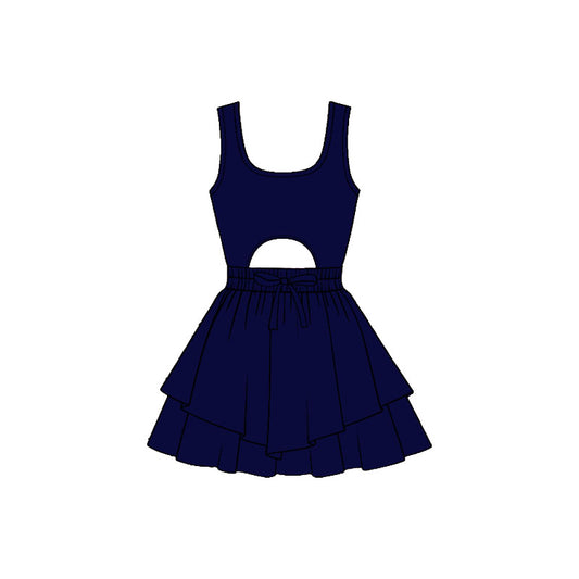 GSD3180 Baby Girls Navy Active Dress Preorder