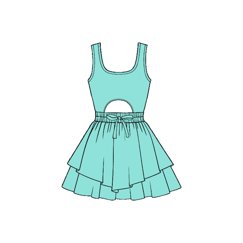 GSD3190  Baby Girls Green Active Dress Preorder