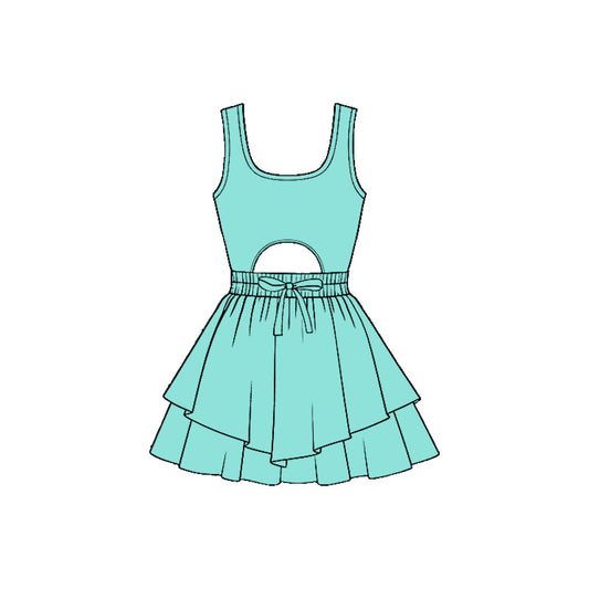 GSD3190  Baby Girls Green Active Dress Preorder