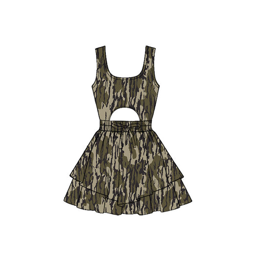 GSD3192  Baby Girls Camo Active Dress Preorder