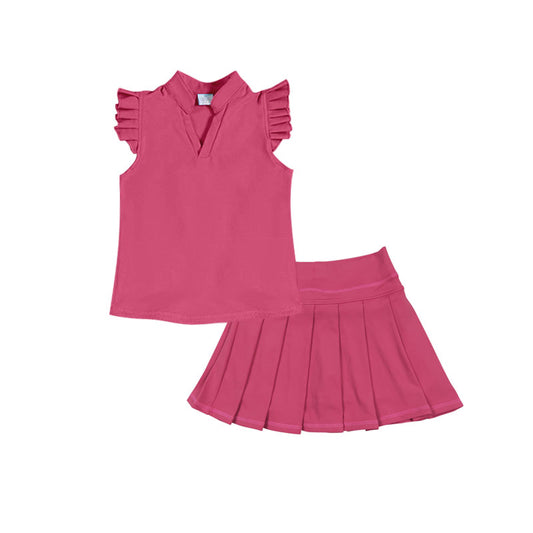 GSD3207  Baby Girls Hot Pink Active Skirt Set Preorder