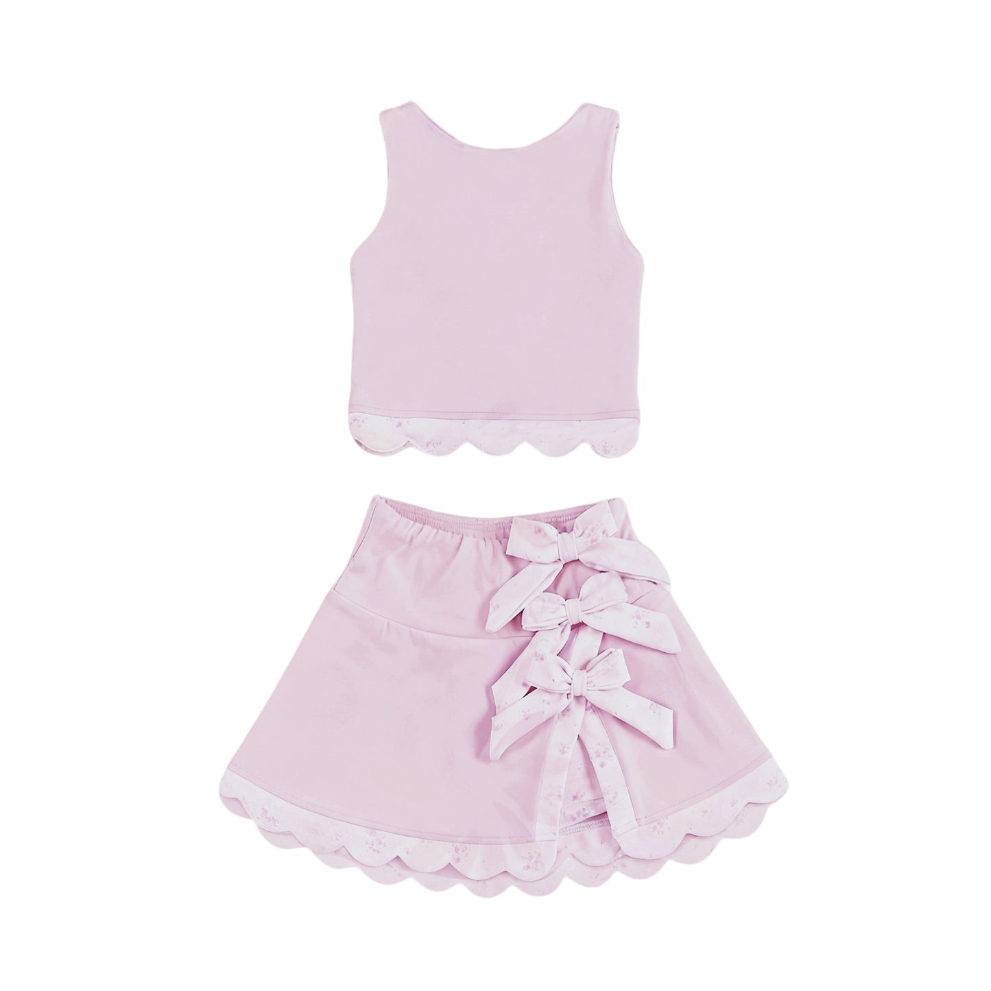 GSD3321Baby Girls Light Pink Active Skirt Set Preorder
