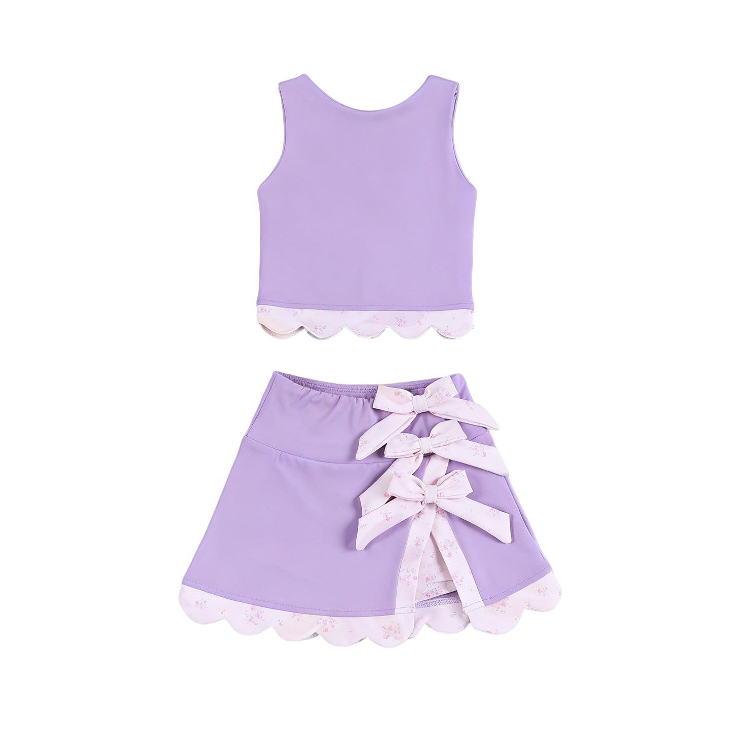 GSD3323 Baby Girls Voilet Active Skirt Set Preorder