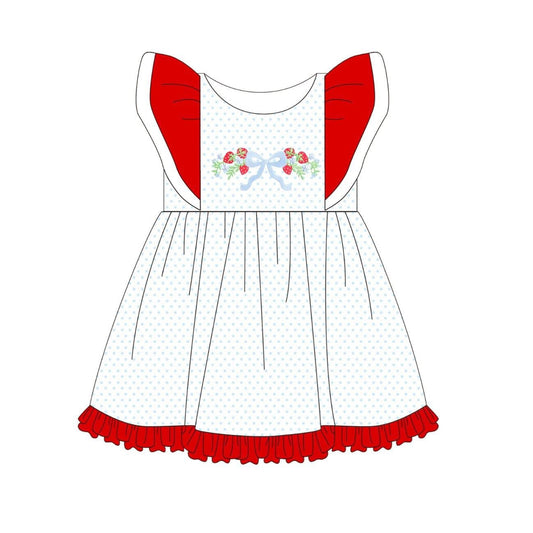 GSD3410 Baby Girls Strawberry Dress Preorder