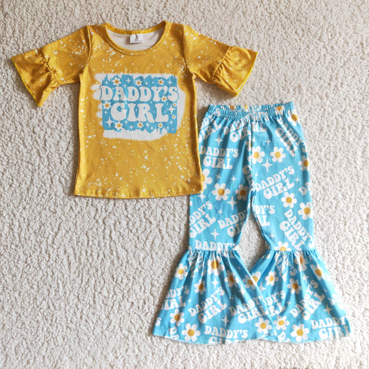 Daddy's Girls Daisy Flower  Outfit