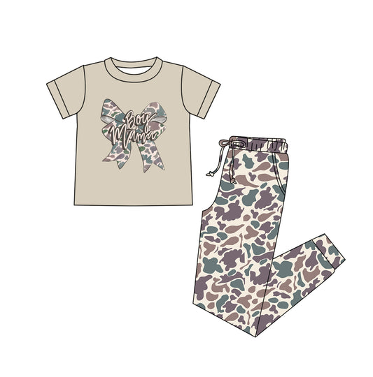 GSPO2254 Boy Mama Camo Pants Set Preorder