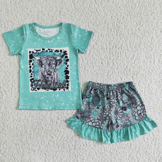 GSSO0066 Summer Highland Girls Boutique Outfit