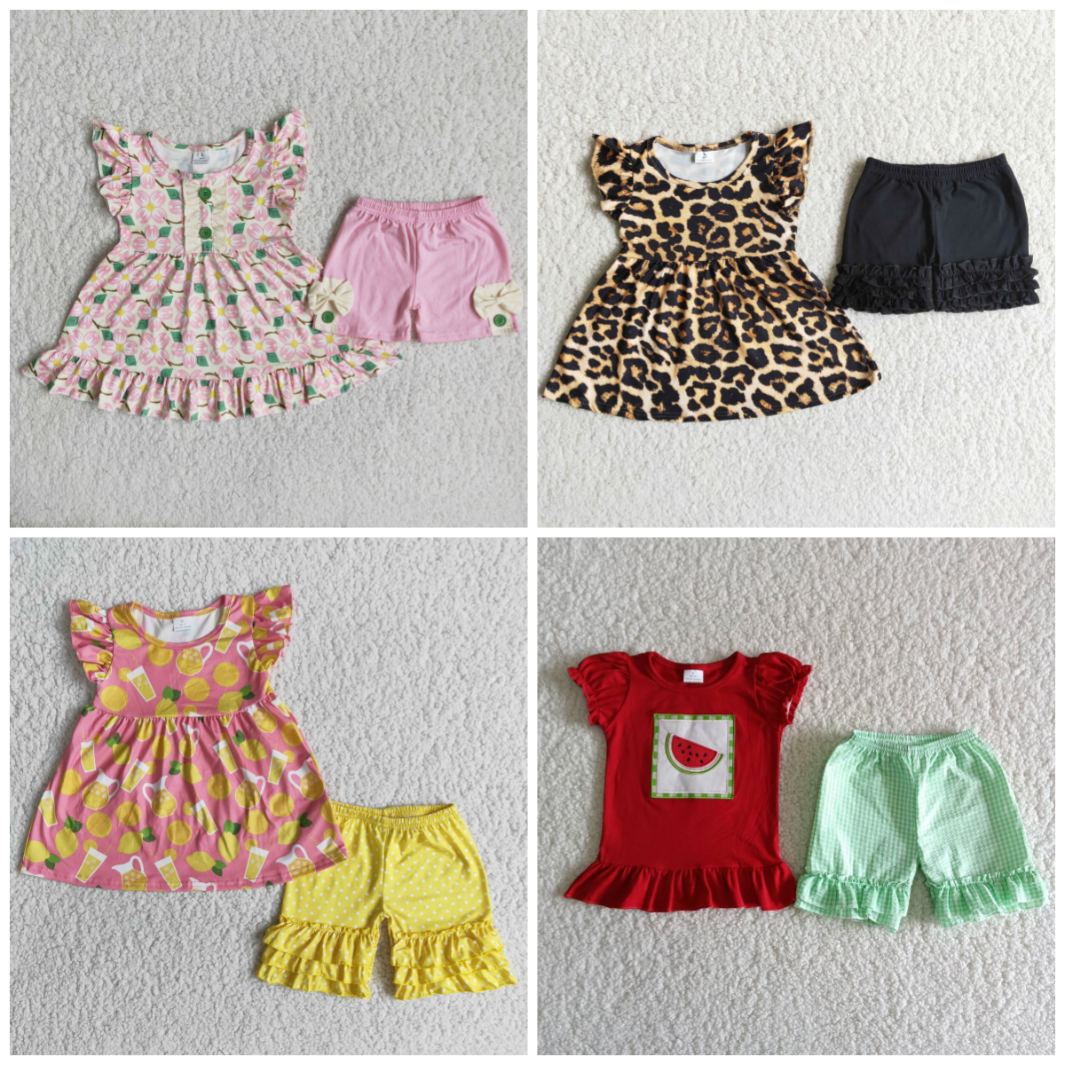Summer Baby Girls Shorts Set On sale $2.99