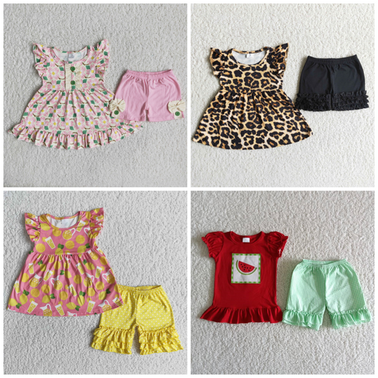 Summer Baby Girls Shorts Set On sale $2.99